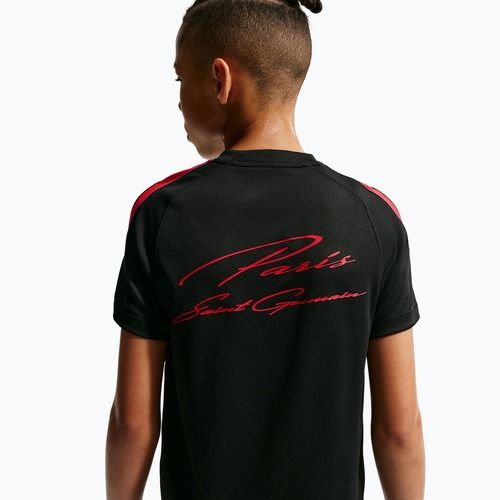 Vaikiški futbolo marškinėliai Nike Paris Saint-Germain Strike Dri-Fit black/hyper royal/global red/global red