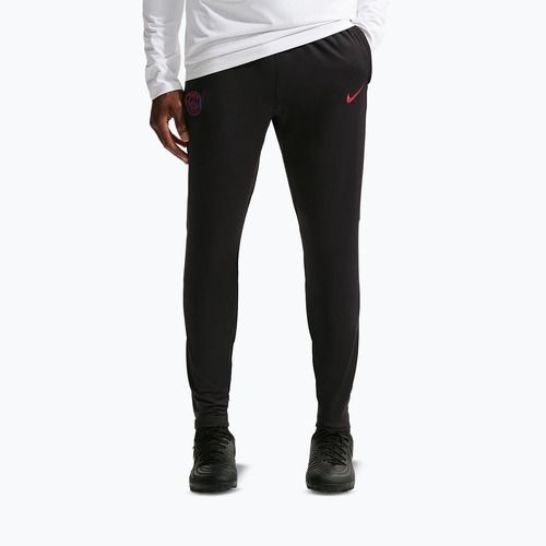 Vyriškos futbolo kelnės Nike Paris Saint-Germain Strike Dri-Fit black/global red/global red