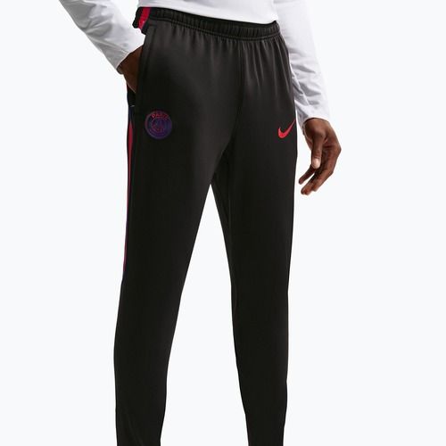 Vyriškos futbolo kelnės Nike Paris Saint-Germain Strike Dri-Fit black/global red/global red