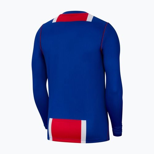 Vyriški futbolo marškinėliai ilgomis rankovėmis Nike Paris Saint-Germain Dri-Fit Stadium Home old royal/white/university red/white