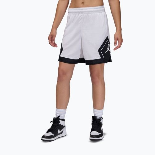 Moteriški krepšinio šortai Jordan Sport Diamond 4" white/black/black/white
