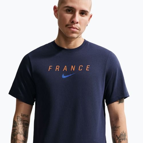 Vyriški futbolo marškinėliai Nike FFF Primary blackened blue/game royal