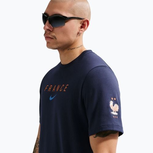 Vyriški futbolo marškinėliai Nike FFF Primary blackened blue/game royal