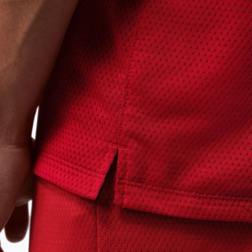 Vyriški krepšinio marškinėliai Jordan Sport Reversible gym red/black