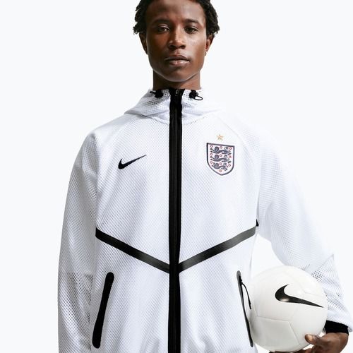 Vyriška futbolo striukė Nike England Dri-Fit Soccer Anthem white/black/obsidian