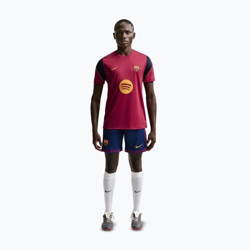 Vyriški futbolo marškinėliai Nike FC Barcelona Strike Soccer Dri-Fit noble red/blackened blue/mineral yellow
