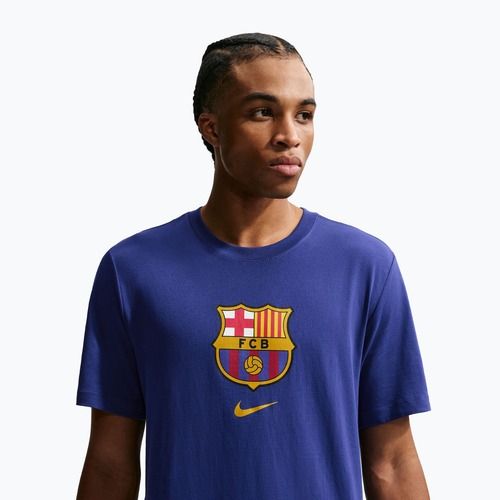 Vyriški marškinėliai Nike FC Barcelona Soccer deep royal blue