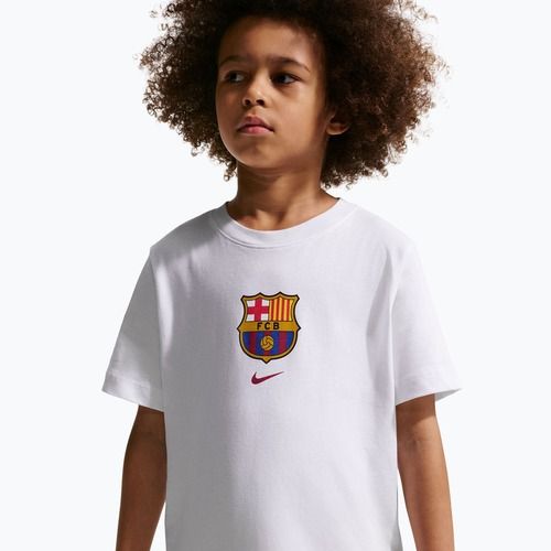 Vaikiški marškinėliai Nike FC Barcelona Soccer white