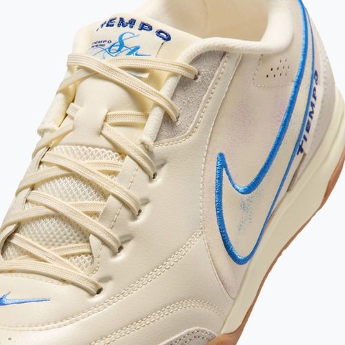 Vyriški futbolo bateliai Nike Tiempo Streetgato PRM IC coconut milk/gum medium brown/blue crystal