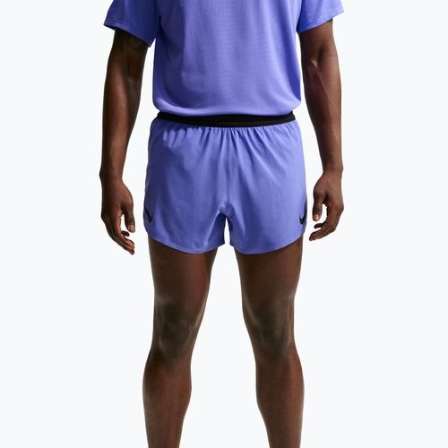 Vyriški bėgimo šortai Nike AeroSwift Dri-Fit ADV 4" sapphire/black