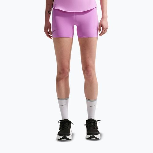 Moteriški bėgimo šortai Nike Swift High-Waisted 4" light magenta