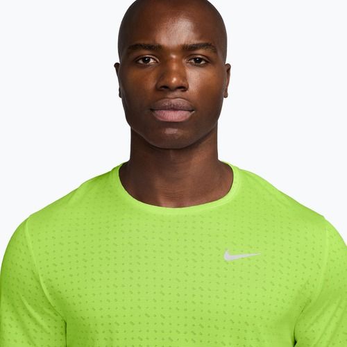 Vyriški bėgimo marškinėliai Nike Miler Breathe volt ice
