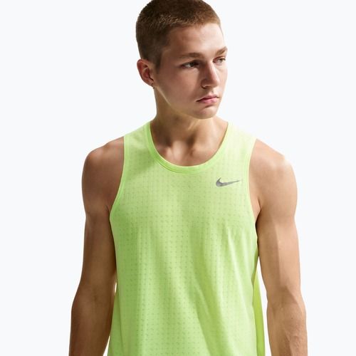Vyriški bėgimo marškinėliai Nike Miler Breathe volt ice