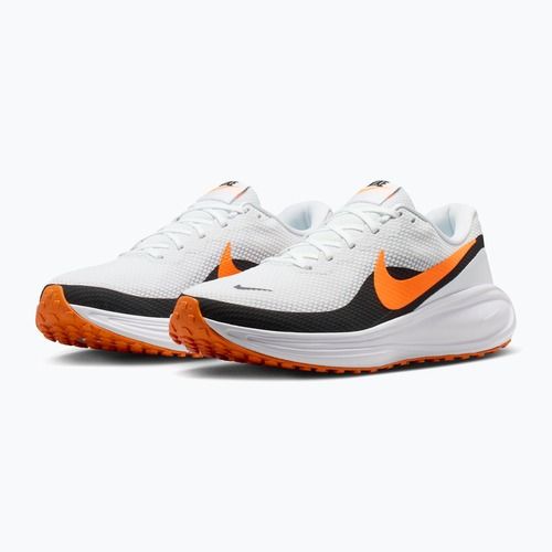 Vyriški bėgimo batai Nike Revolution 8 off white/white/black/total orange