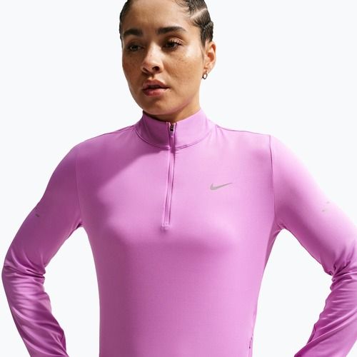 Moteriškas bėgimo džemperis Nike Swift Dri-FIT UV 1/4-Zip light magenta
