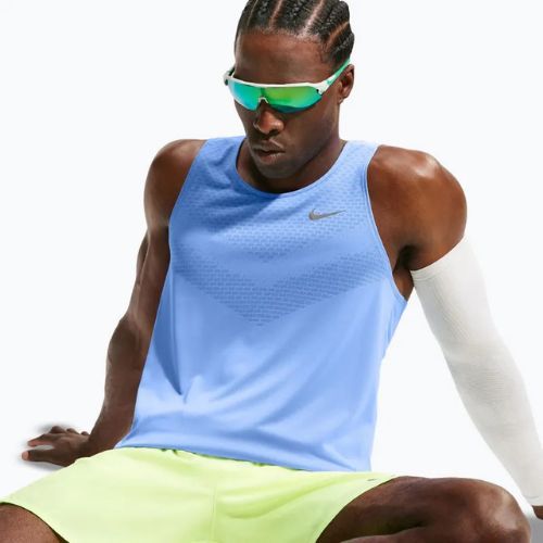Vyriški bėgimo marškinėliai Nike Stride Dri-Fit ADV royal pulse