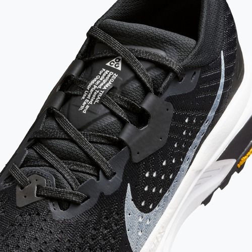 Moteriški bėgimo bateliai Nike ACG Zegama Trail juoda/saugumo oranžinė/viršūnių balta