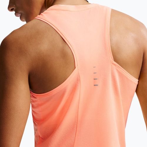 Moteriški bėgimo marškinėliai Nike Swift Breathe Dri-Fit orange pulse/photon dust
