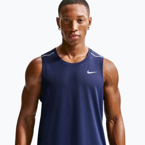Vyriški bėgimo marškinėliai Nike Miler Dri-Fit midnight navy