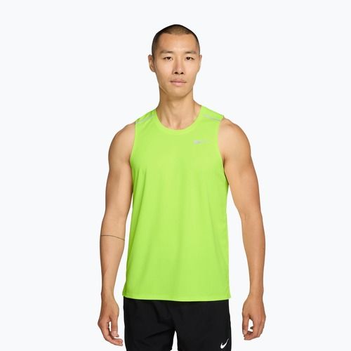Vyriški bėgimo marškinėliai Nike Miler Dri-Fit volt ice