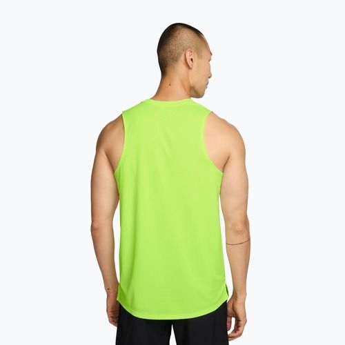Vyriški bėgimo marškinėliai Nike Miler Dri-Fit volt ice