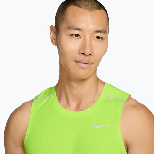 Vyriški bėgimo marškinėliai Nike Miler Dri-Fit volt ice