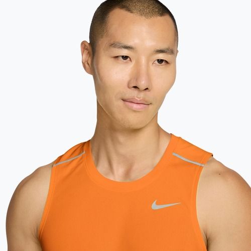 Vyriški bėgimo marškinėliai Nike Miler Dri-Fit total orange