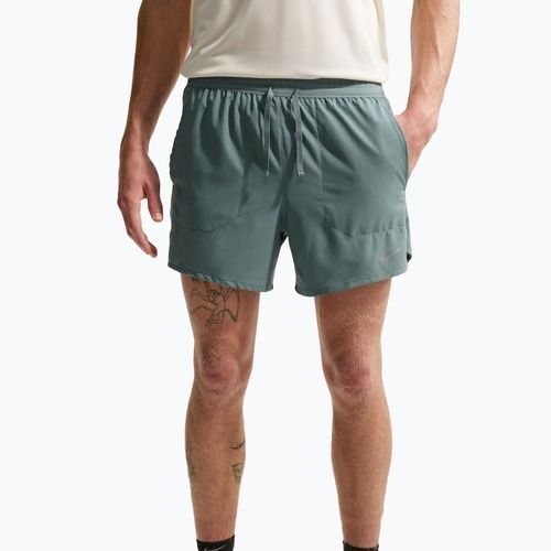 Vyriški šortai Nike Stride Dri-Fit Brief-Lined 5" mineralinės skalūno spalvos