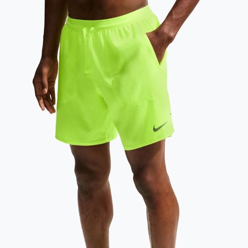 Vyriški bėgimo šortai Nike Stride Dri-Fit Brief-Lined 7" volt ice