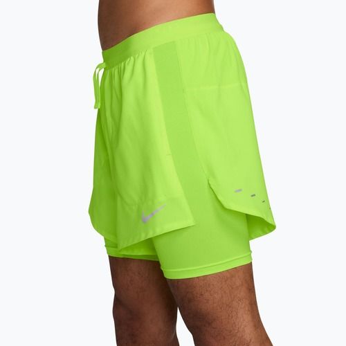 Vyriški bėgimo šortai Nike Stride Dri-Fit Hybrid 5" volt ice