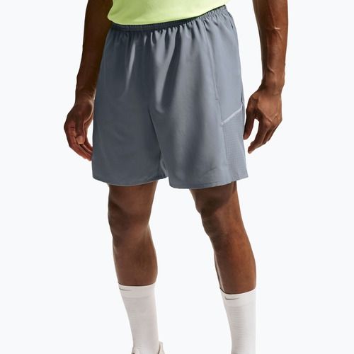 Vyriški bėgimo šortai Nike Miler Dri-Fit 2in1 7" smoke grey/smoke grey