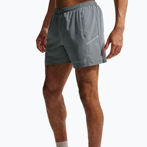 Vyriški šortai Nike Miler Dri-Fit Brief Lined 5" smoke grey/smoke grey