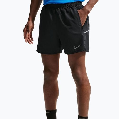 Vyriški šortai Nike Miler Dri-Fit Brief Lined 5" black/black