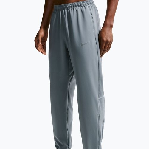 Vyriškos bėgimo kelnės Nike Miler Dri-Fit Woven smoke grey/smoke grey