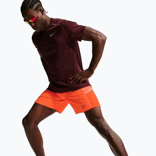 Vyriški bėgimo šortai Nike Miler Dri-Fit Brief Lined7" total orange