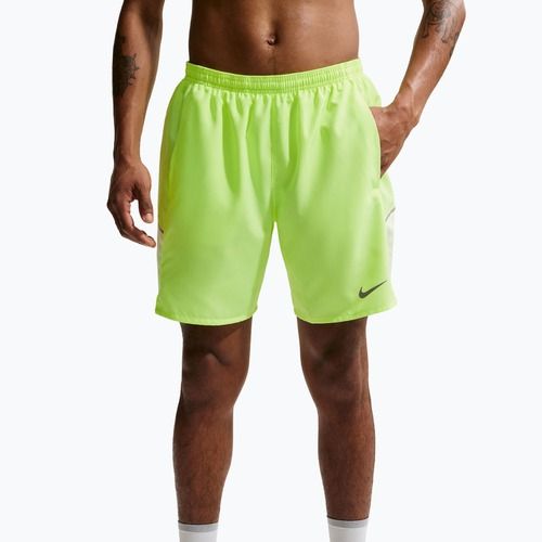 Vyriški bėgimo šortai Nike Miler Dri-Fit Brief Lined7" volt ice/barely volt