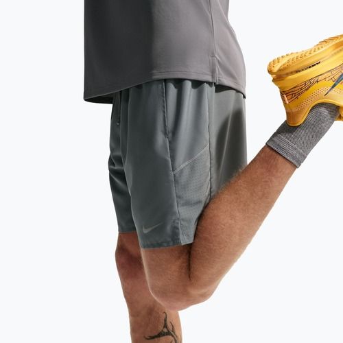 Vyriški bėgimo šortai Nike Miler Dri-Fit Brief Lined7" smoke grey/smoke grey