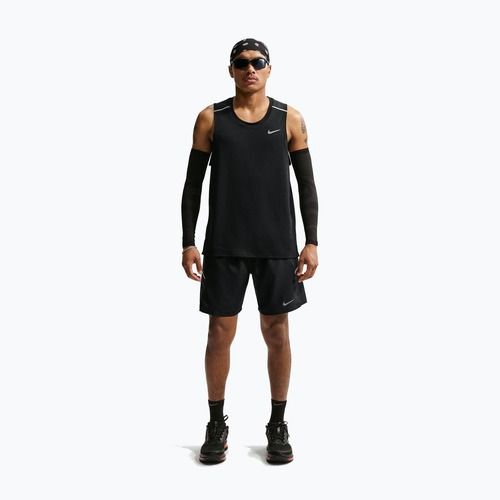Vyriški bėgimo šortai Nike Miler Dri-Fit Brief Lined7" black/black