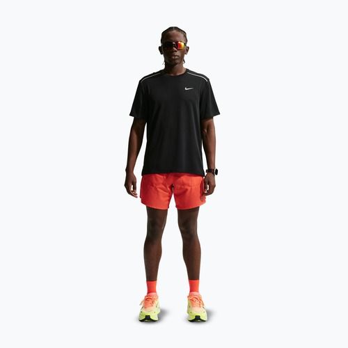 Vyriški bėgimo marškinėliai Nike Miler Dri-Fit UV black