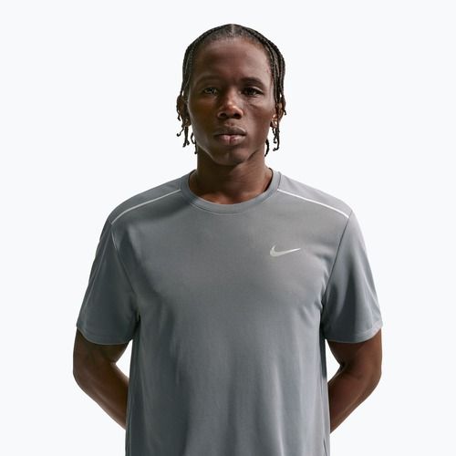 Vyriški bėgimo marškinėliai Nike Miler Dri-Fit UV smoke grey