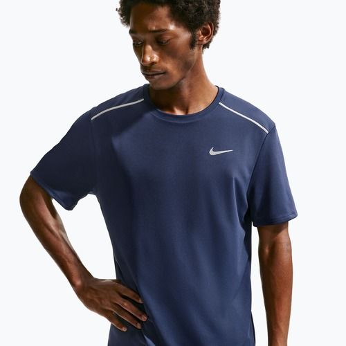 Vyriški bėgimo marškinėliai Nike Miler Dri-Fit UV midnight navy