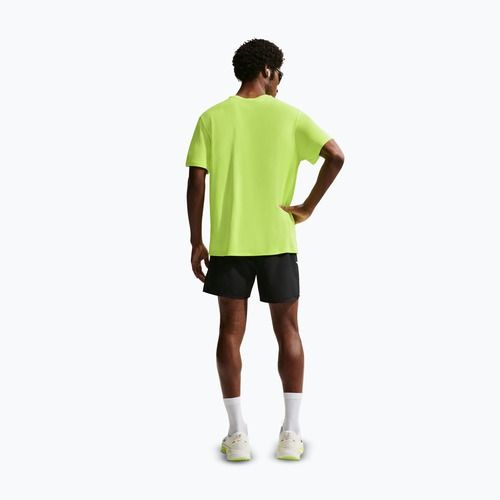 Vyriški bėgimo marškinėliai Nike Miler Dri-Fit UV volt ice