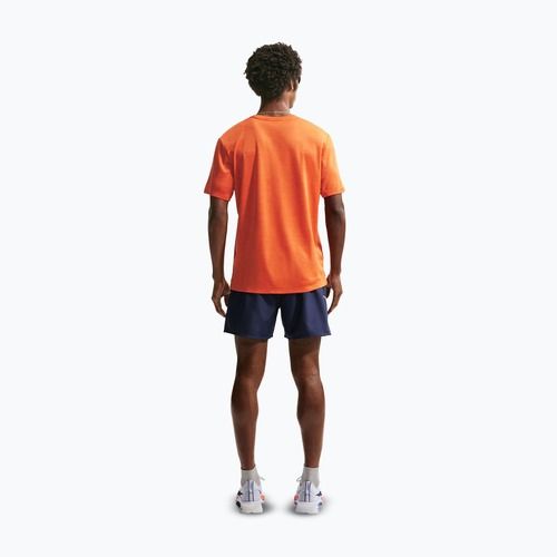 Vyriški bėgimo marškinėliai Nike Miler Dri-Fit UV safety orange