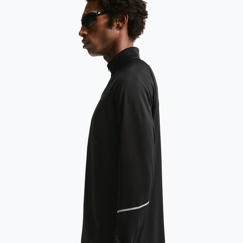 Vyriškas bėgimo džemperis Nike Miler Dri-Fit UV 1/2 Zip black