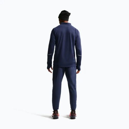 Vyriškas bėgimo džemperis Nike Miler Dri-Fit UV 1/2 Zip midnight navy