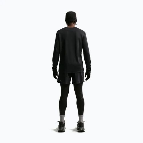 Vyriški bėgimo marškinėliai ilgomis rankovėmis Nike Miler Dri-Fit UV black