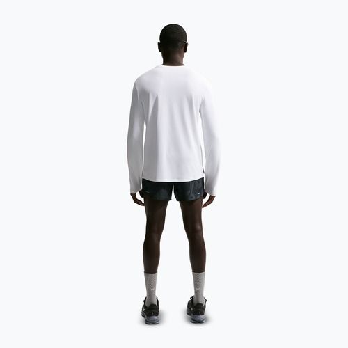 Vyriški bėgimo marškinėliai ilgomis rankovėmis Nike Miler Dri-Fit UV white
