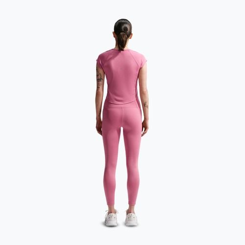 Moteriški bėgimo marškinėliai Nike Swoosh Run Dri-Fit peony/photon dust/white
