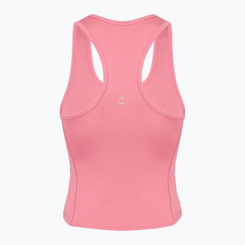 Moteriški bėgimo marškinėliai Nike Swoosh Run Dri-Fit peony/photon dust/white