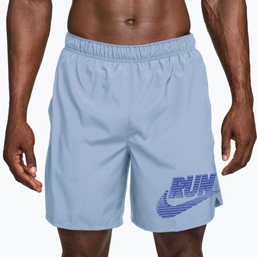 Vyriški bėgimo šortai Nike Challenger Dri-Fit Brief-Lined 7" blue hydrogen/lapis